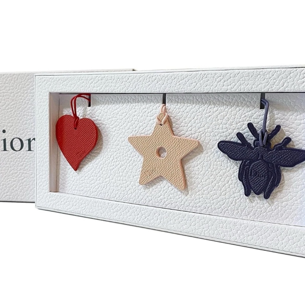 Dior Limited Edition Leather Bag Charms Set Made in Japan GWP - Picture 2 of 7